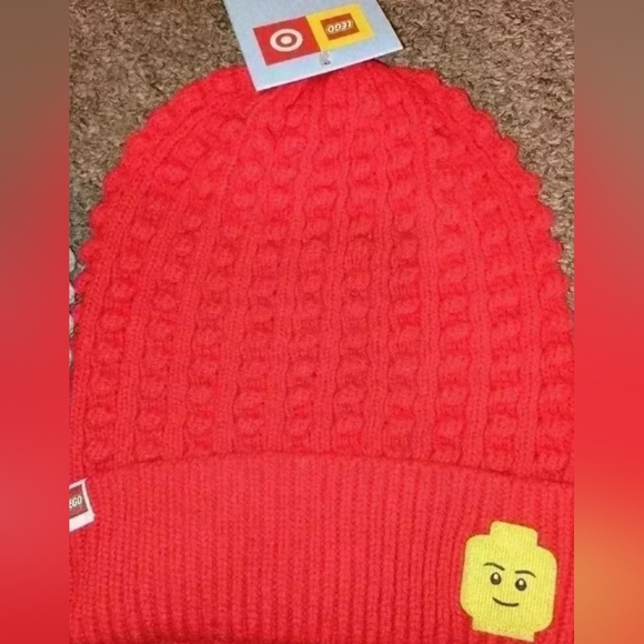 Red Lego Beanie (Adult, os) - Picture 1 of 1